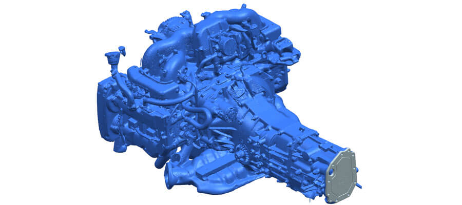 3D Subaru Engine & Transmission Scan